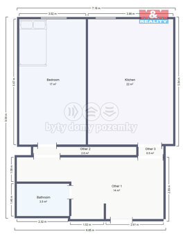 Prodej bytu 1+1, 63 m², Praha, ul. Oldřichova - 7