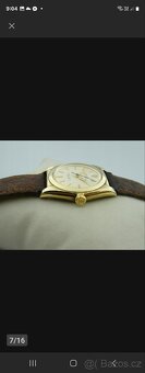 Rolex BUBBLEBACK Oyster Perpetual v 9k zlatě pěkné - 7