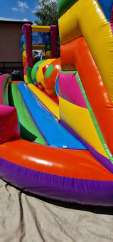 Nafukovací překážková dráha koule BigBallers Wipeout skákací - 7