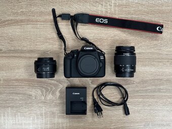 Canon EOS 2000D + 50 mm f/1.8 + 18-55 mm + brašna - 7