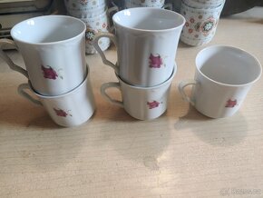 Retro hrníčky nepoškozené, málo používané - 7