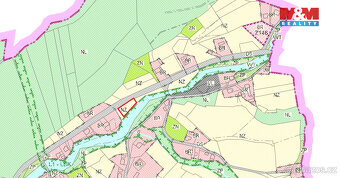 Prodej pole, 846 m², Bystřice - 7