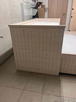 Dvojlůžko z masivu 2x 80x 200 cm - 7