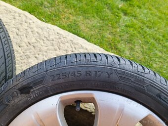 Originál kola Opel 17x7.0 ET 39 + letní pneu 7mm - 7