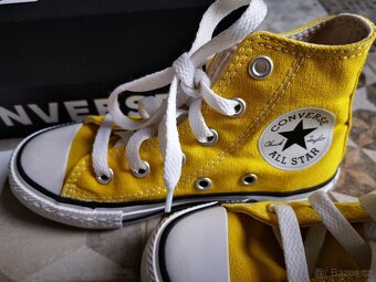 27 dívčí boty-CONVERSE tenisky, černá jarní obuv. NOVÉ - 7