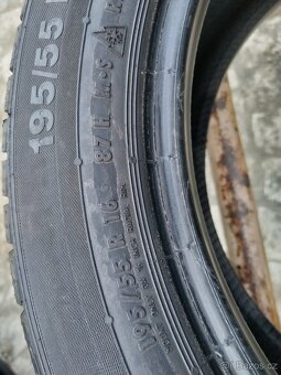 195/55/16 zimní pneu FULDA a CONTINENTAL 195/55 R16 - 7