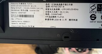 Monitor obrazovka HP, AOC - 7