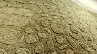 Vlněný koberec Shadow – zelená / olivově zelená - 7