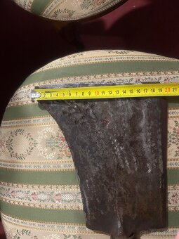 Historický řeznický sekáček s rytinou 19. st. - 7