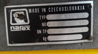 Hoblovka - srovnávačka  NAREX  SF20 B - 7