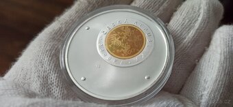 2000 Kč Rok 2000 konec milénia, bimetalová mince. - 7