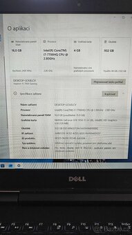 Prodám Notebook Dell - 7