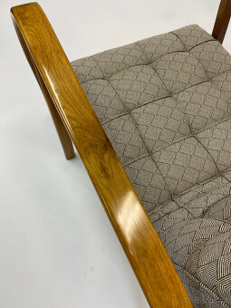 Krásná křesla Kropáček po renovaci, dub, šelak TOP - 7