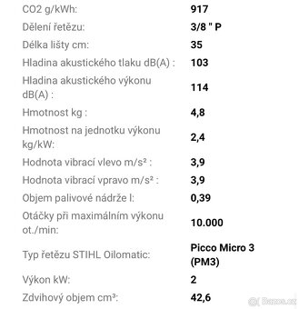 Motorová pila Stihl ms 231 - 7