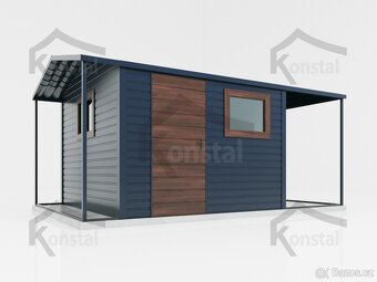 Zahradní domek 4x3m plus 2 přístřešky - 7
