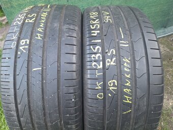 Prodám letní pneu 235/45/18 Continental a Hankook - 7