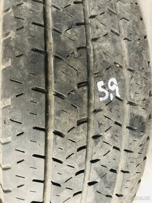 15” VW plechový disk 5x112,letní pneu Barum Vanis 195/70/15c - 7