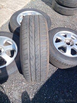 Alu kola 5x100, ET 43 vč. pneu 195/65 R 15 - 7