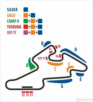 Vstupenky MotoGp Brno- T1 - 7