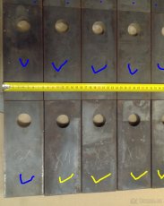 Kalené kladívko do kladívkového štěpkovače / drtiče 20x8x2cm - 7