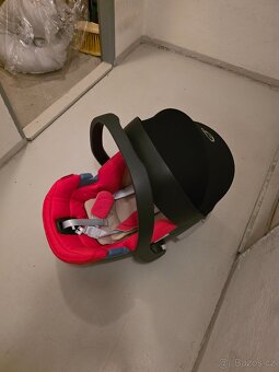 Cybex Priam Rosegold Lux Carry Cot Autumn Gold - 7