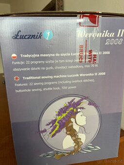Prodám nový elektrický šicí stroj Lucznik - 7