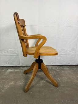 Masivní otáčecí židle (137006) - 7