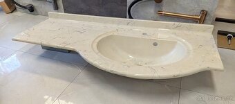 Umyvadlo z mramoru 125cm - 7