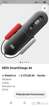 Nabíječka autobaterií DEFA SmartCharge 4A - 7