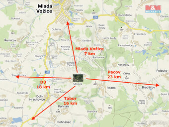 Prodej pozemku k bydlení, 1395 m², Mostek, Dolní Hrachovice - 7