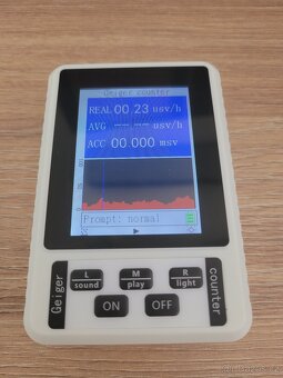 DETEKTOR RADIACE/ GEIGERŮV POČÍTAČ/ DOZIMETR XR1/ BR-9B - 7