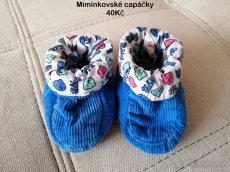 Ponožky + capáčky pro miminko - 7