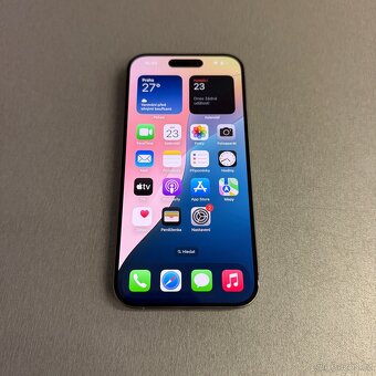 iPhone 15 Pro 256GB natural titan, top stav, záruka - 7