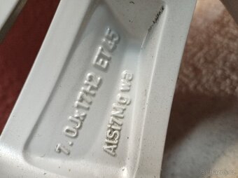 Alu Triton 17" 5x112 z vozu Škoda Karoq ZÁNOVNÍ - 7