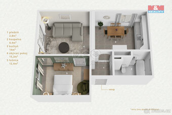 Prodej bytu 3+KK, 51 m², Horní Slavkov, ul. Zahradní - 7