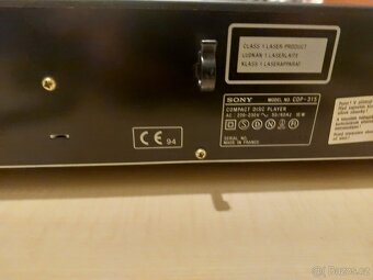 CD přehrávač Sony CDP-315 - 7