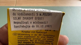 Prodám 30 let staré petardy. Rarita sběratelská…. - 7