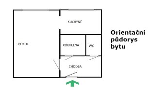 Pronájem, byt 1+1, 30 m², Moravská Ostrava, ul. P. Kříčky - 7