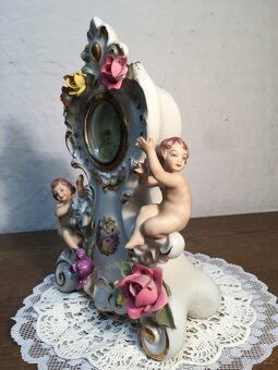 Porcelánové hodiny Dresden Germany - 7