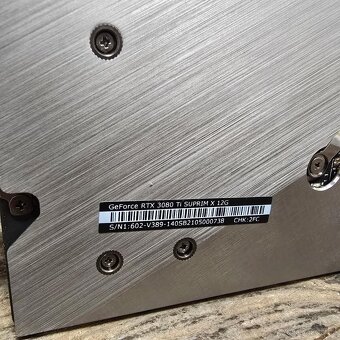 MSI RTX 3080Ti Suprim X - 12GB - 7
