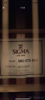 Sigma Elektroakusticka kytara - 7