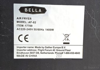 Horkovzdušná fritéza Bella AF 82 - 7