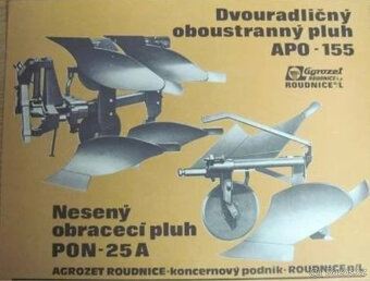 Pluh za malotraktor typ APO 155 ROUDNICE - 7