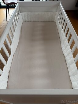 Postýlka pro miminko - IKEA SUNDVIK vč. matrace - 7