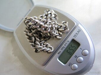 Masivní pánský řetízek a náramek - stříbro 925 - 7