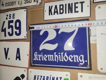 Smaltovaná cedule tabule tabulka - 7