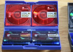 MD minidisc box 2x DEJA s TDK 80/74min., super stav, sada 8+ - 7
