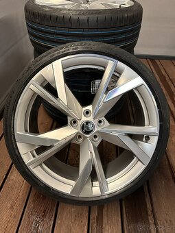 Prodám letní kola 5 x 112 R 20 Škoda Draconis s pneu - 7