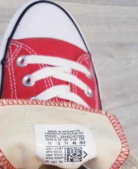 Pánské boty Converse All Star Ox Červené Tenisky Vel. 45 - 7