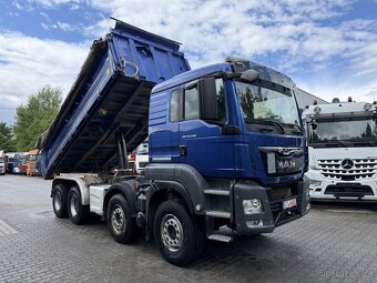 MAN TGS 35.500 8x4 třístranný sklápěč Bordmatic - 7